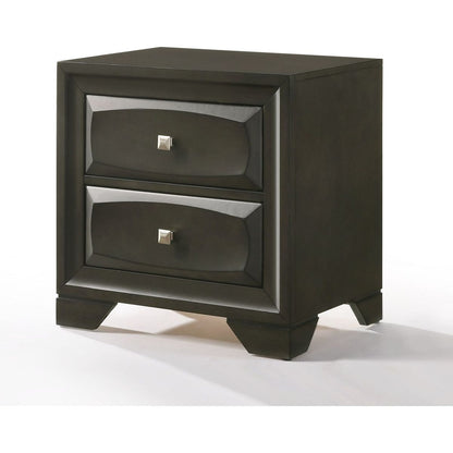 Soteris Nightstand in Antique Gray