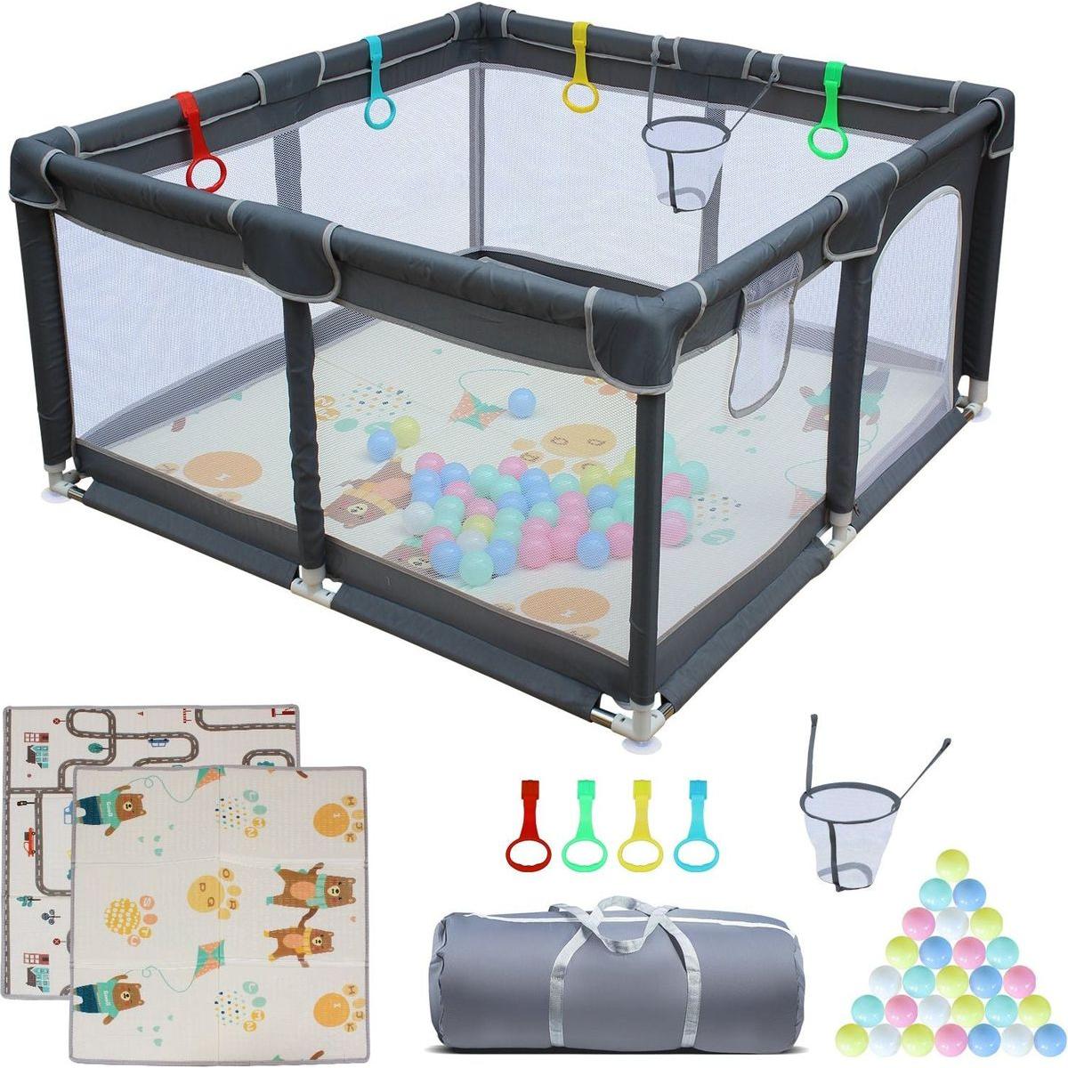 47" x 47" Baby Playard Cloth Playpen Removable Enclosures for Indoor and Outdoor Use Care for Children and Pets