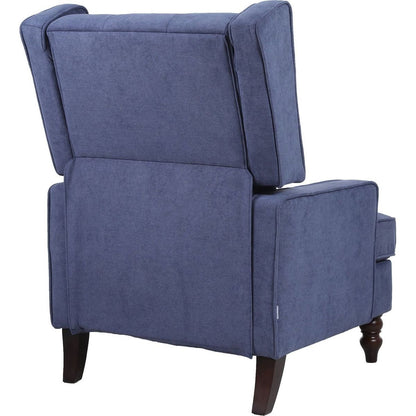 living room Comfortable rocking chair accent chair Navy fabric