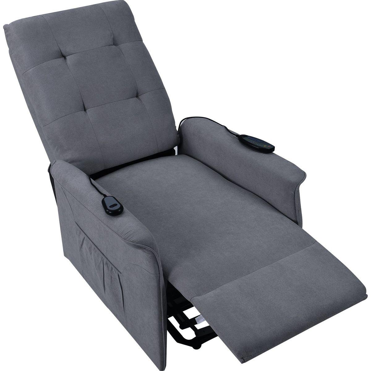 Power Lift Chair for Elderly with Adjustable Massage Function Recliner Chair for Living Room