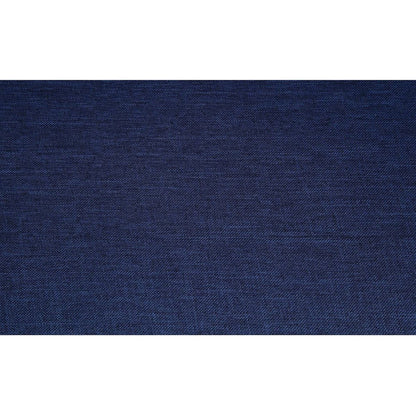 Bernstein Adjustable Sofa, Blue Linen & Walnut Finish