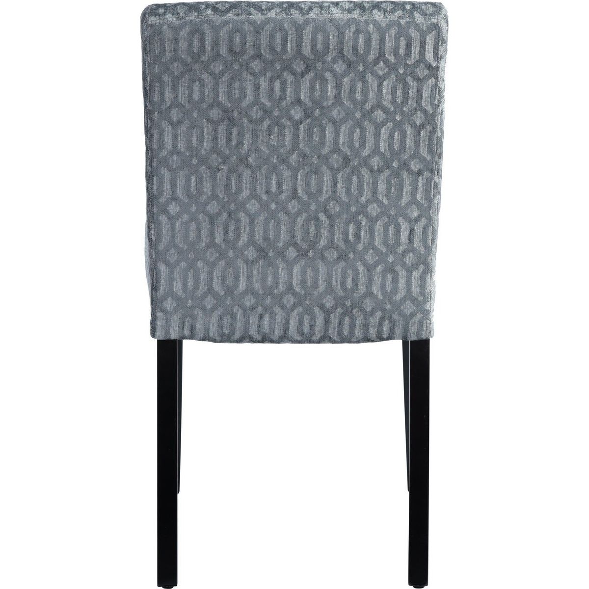 Upholstered Dining Chairs Set of 2 Modern Dining Chairs with Solid Wood Legs, Grey