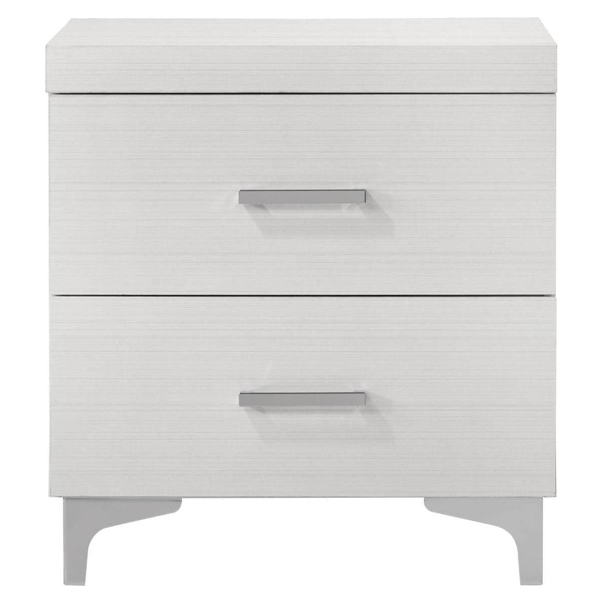 Casilda Nightstand in White Finish