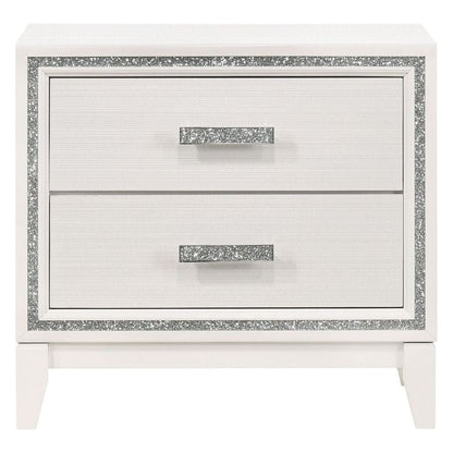 Haiden Nightstand, White Finish