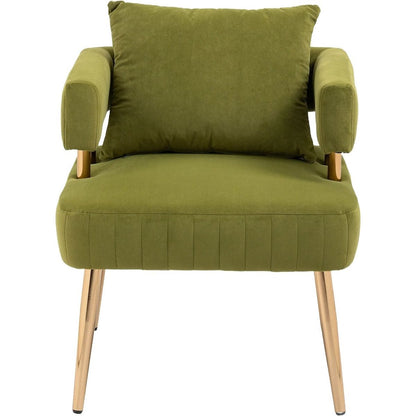 Accent Chair, leisure single chair with Golden feet