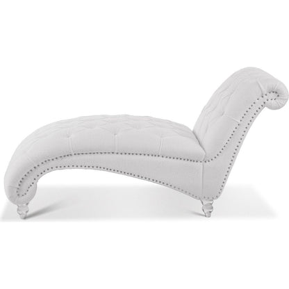 Tufted Armless Chaise Lounge