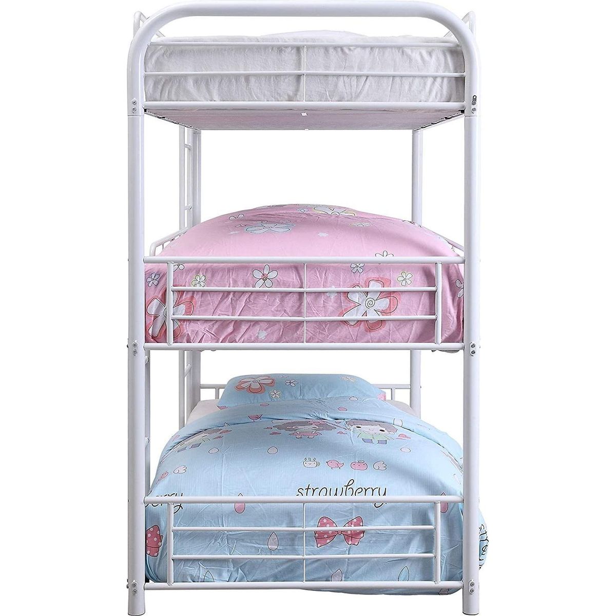 Cairo Bunk Bed - Triple Full in White