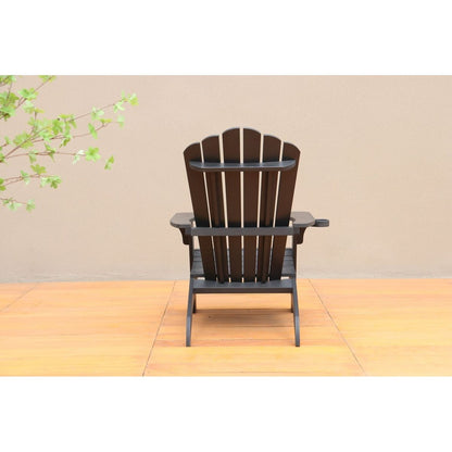 Polystyrene Adirondack Chair - Black