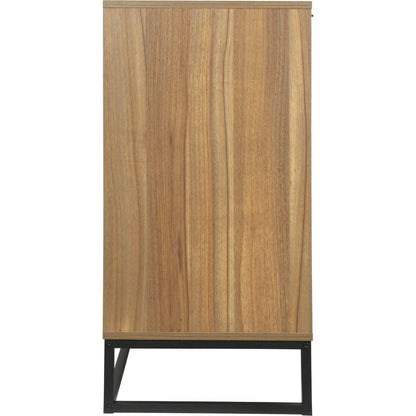 Modern 7 Drawer Dresser Wood Cabinet (Walnut)