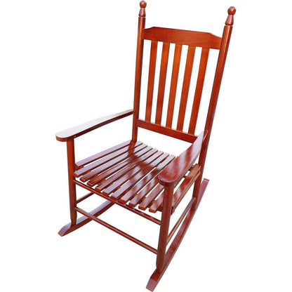 wooden porch rocker chair Brown