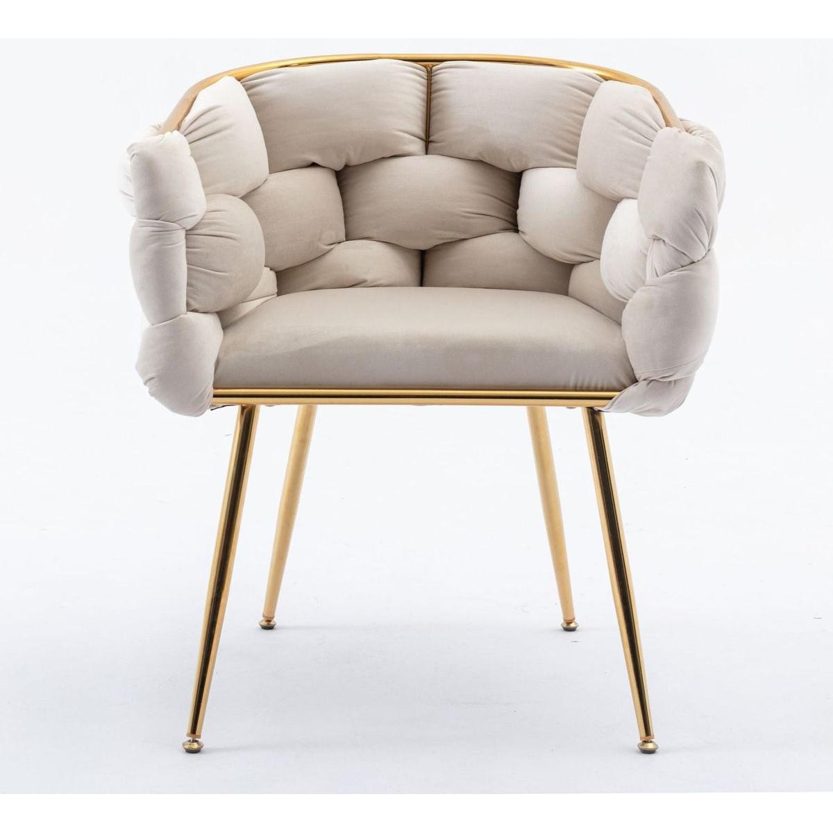 Luxury modern simple leisure velvet single sofa chair bedroom lazy person household dresser stool manicure table back chair turquoise set of 2