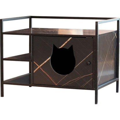 Cat Litter Box Furniture Hidden Litterbox Enclosures