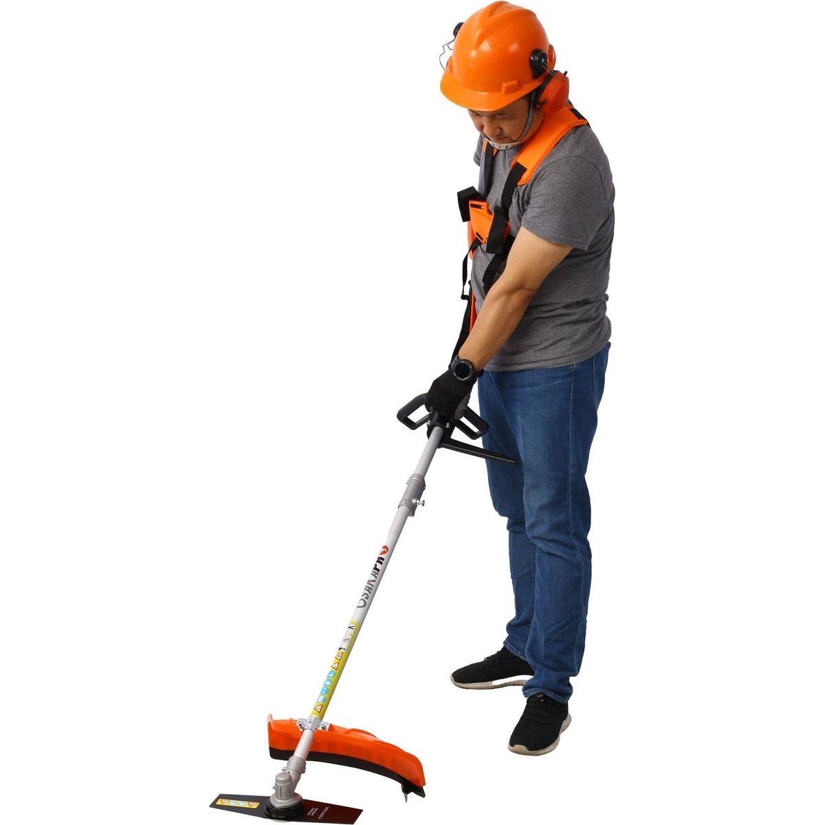 8 in 1 Multi-Functional Trimming Tool, 56CC 2-Cycle Garden Tool System with Gas Pole Saw, Hedge Trimmer, Grass Trimmer, and Brush Cutter EPA Compliant