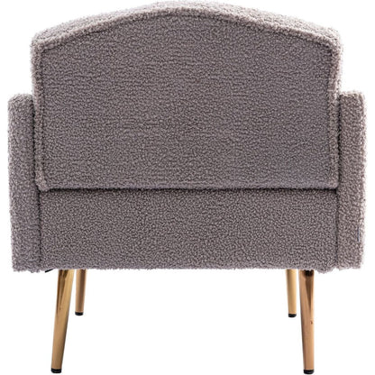 Accent Chair, leisure single sofa with Rose Golden feet