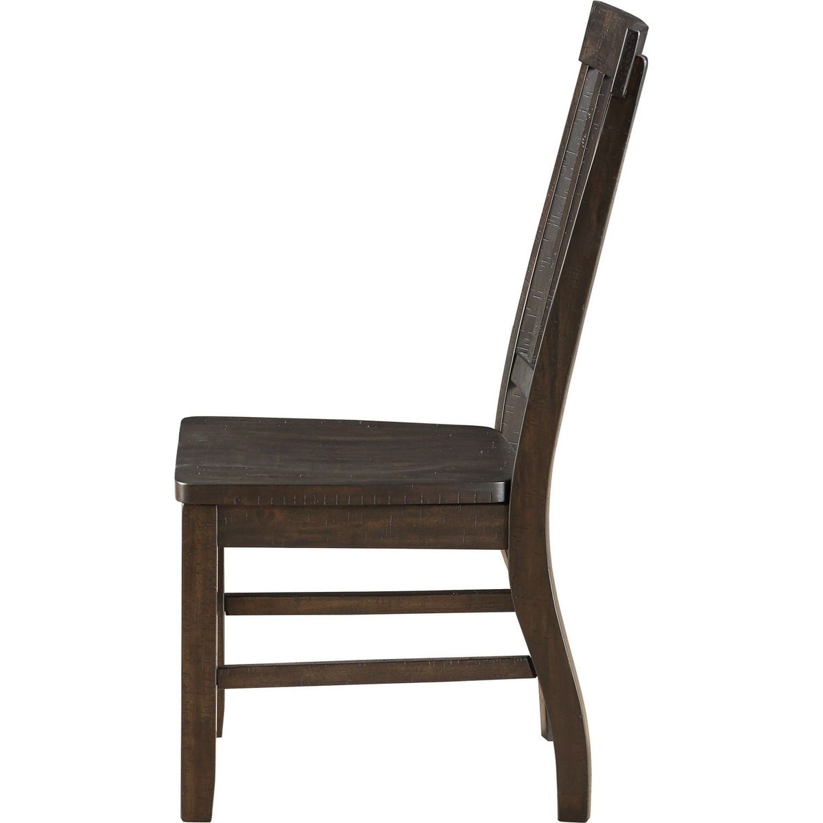 Maisha Side Chair (Set-2) in Rustic Walnut