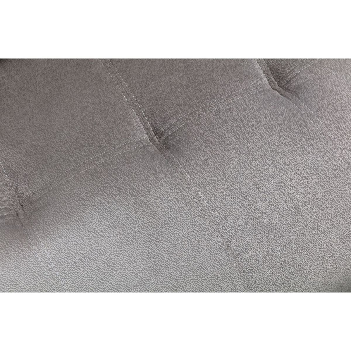 77 Inch Reversible Sectional Storage Sleeper Sofa Bed, L-Shape 2 Seat Sectional Chaise With Storage, Skin-Feeling Velvet Fabric, Light Grey Color For Living Room Furniture