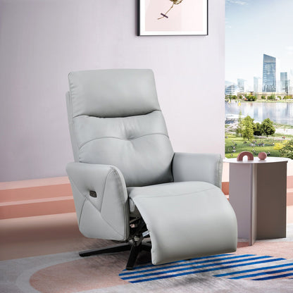 Recliner Chair With Dual Motor, Euro contemporary design, Adjustable Headrest, 360 Swivel USB Charge Port, New Living Style