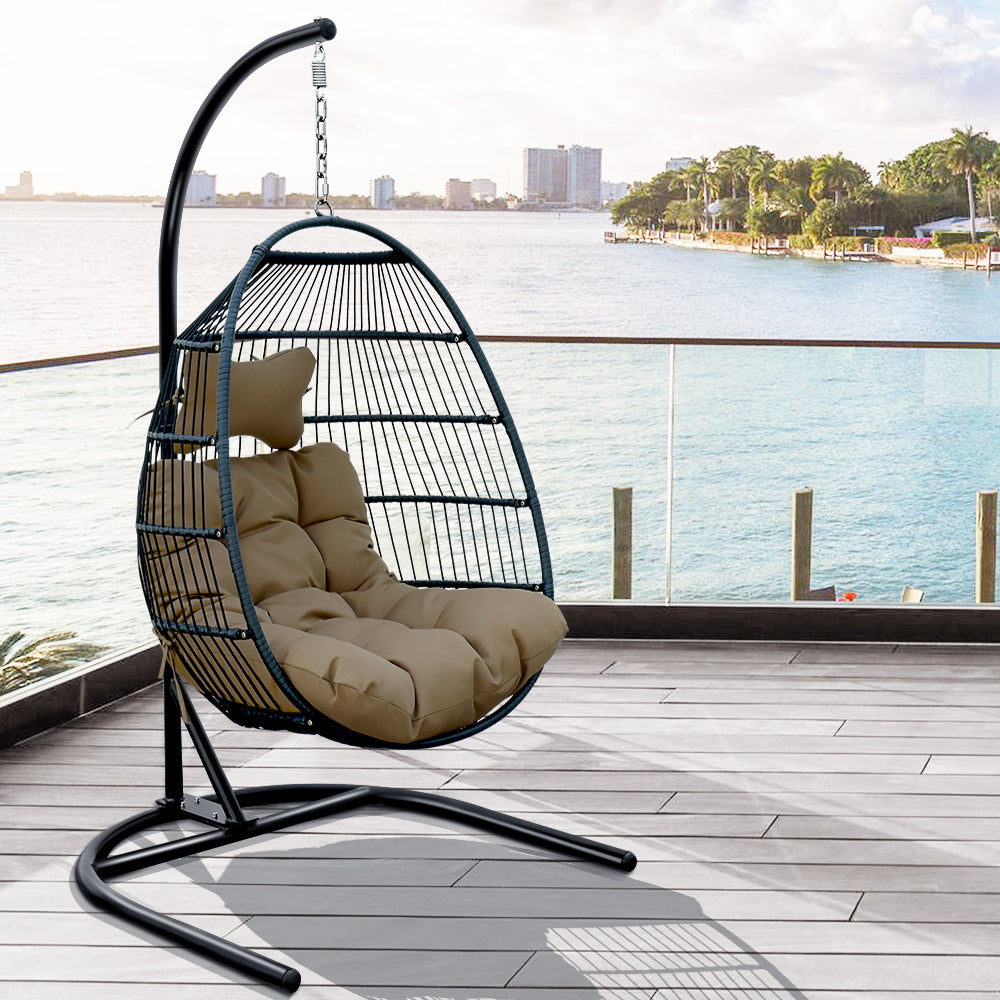 Single seat swing chair