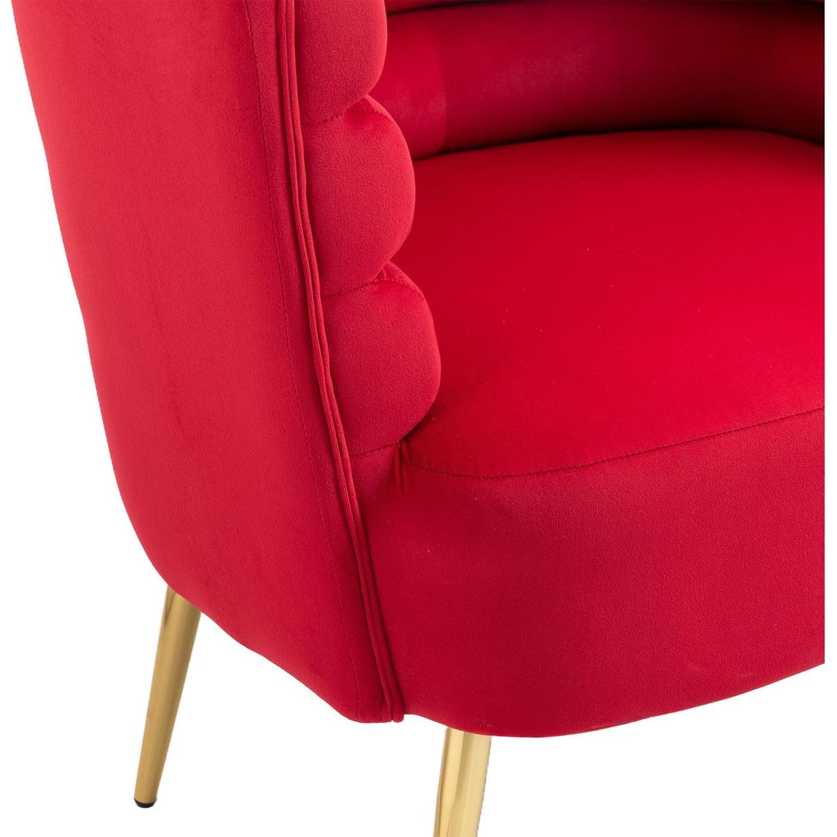 Accent Chair, leisure single chair with Golden feet