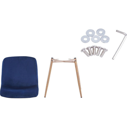 DINING CHAIR BLUE 1PC/1CTN