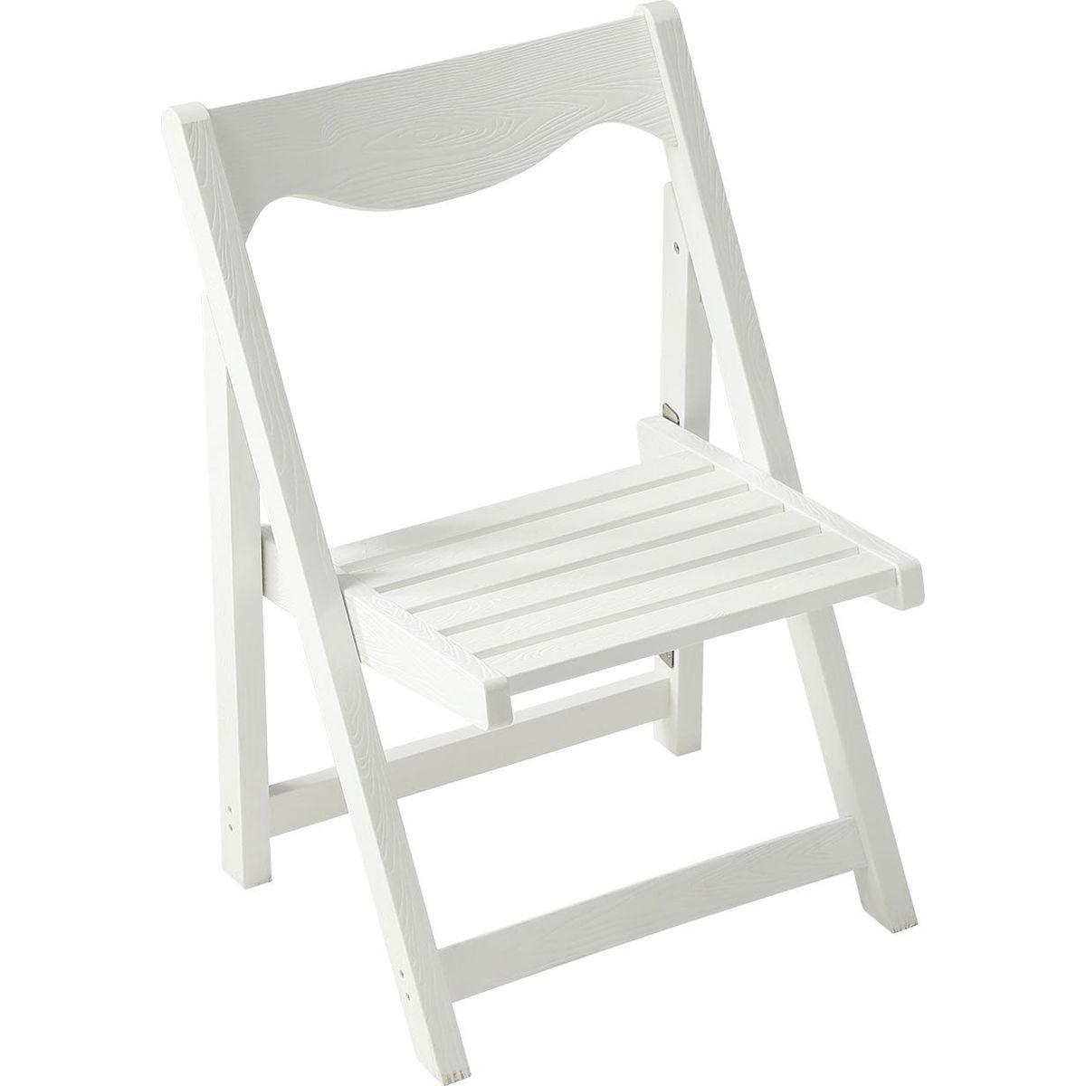 HIPS Foldable Small Table and Chair Set with 2 Chairs and Rectangular Table White