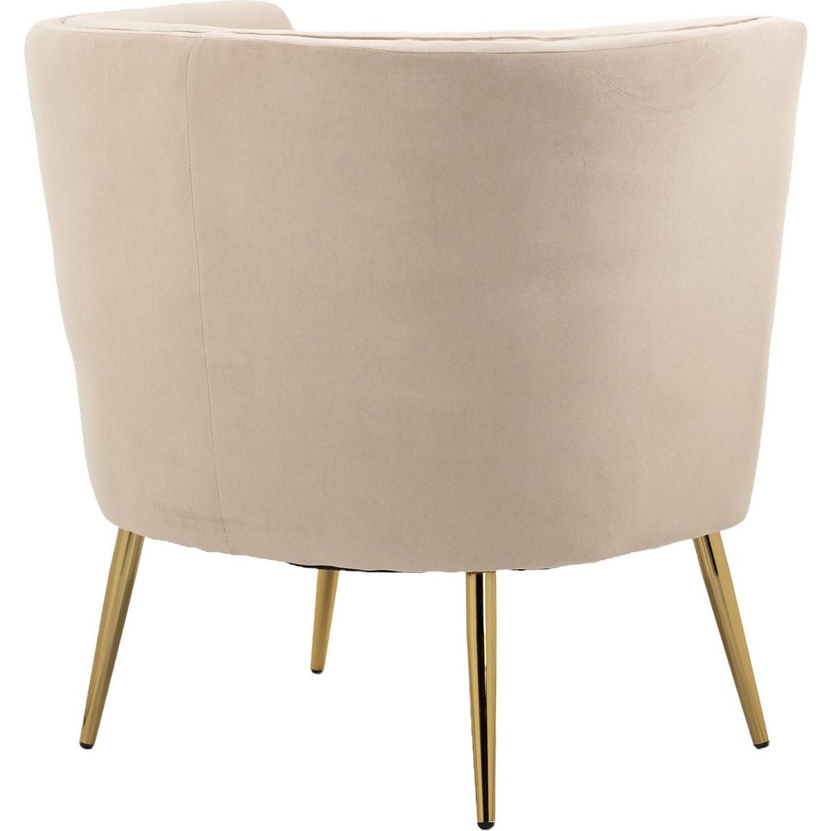 Accent Chair, leisure single chair with Golden feet