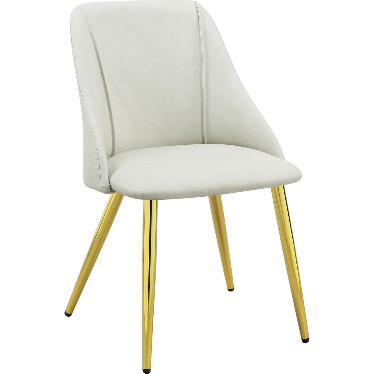 Gaines Side Chair (Set-2), White PU