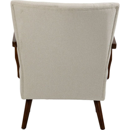 Wood Frame Armchair, Modern Accent Chair Lounge Chair for Living Room