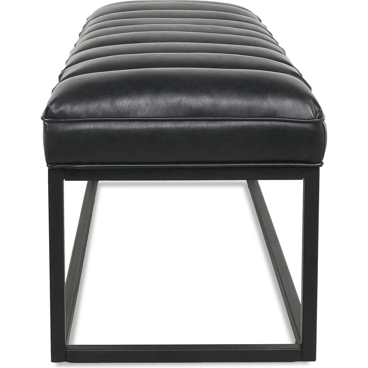 Metal Base Upholstered Bench for Bedroom for Entryway