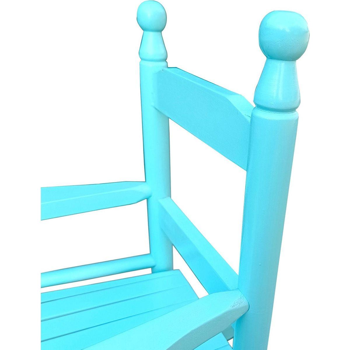 Children's rocking light Light Blue chair- Indoor or Outdoor -Suitable for kids-Durable