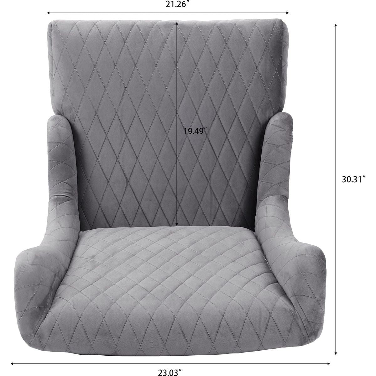 23.03" Wide Wing Back Chair, Side Chair for Living Room