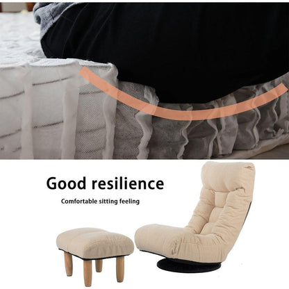 Single sofa reclining chair Japanese chair lazy sofa tatami balcony reclining chair leisure sofa adjustable chair