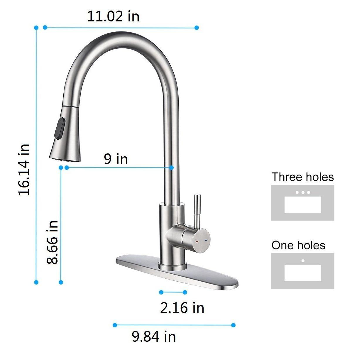 Kitchen Faucet with Pull Out Spraye