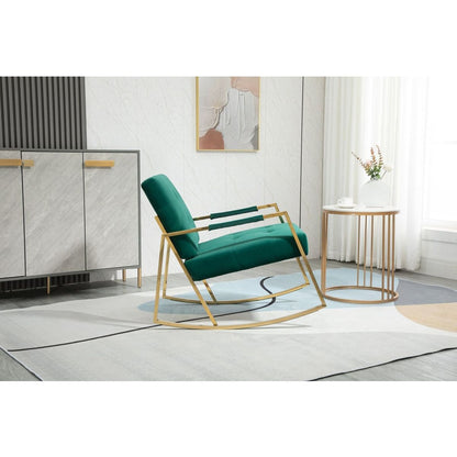 Accent Chair, leisure rocking chair with Stainless steel feet