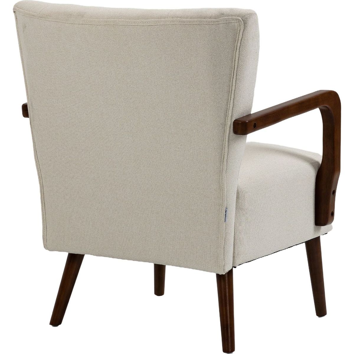 Wood Frame Armchair, Modern Accent Chair Lounge Chair for Living Room