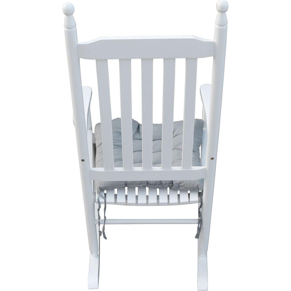 wooden porch rocker chair WHITE