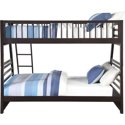 Jason Bunk Bed (Twin XL/Queen) in Espresso