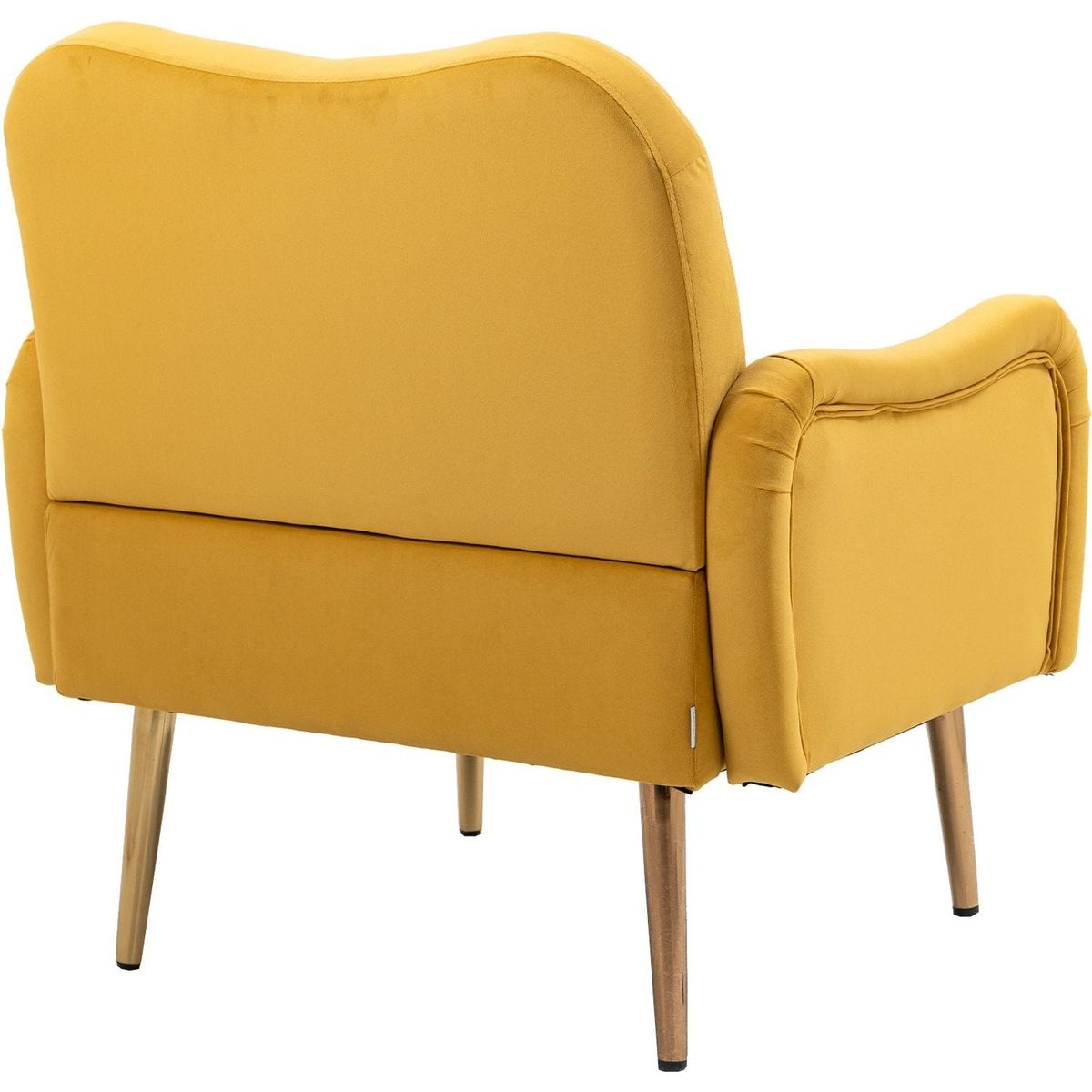 Velvet Chair, Accent chair/ Living room lesiure chair with metal feet