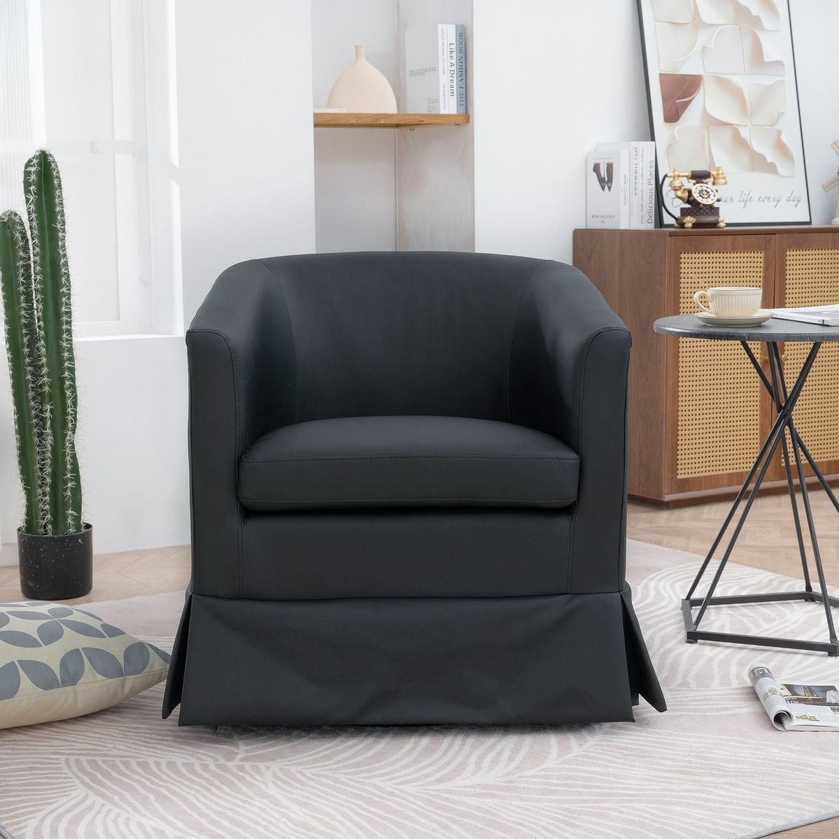 27.36" Wide Swivel Chair