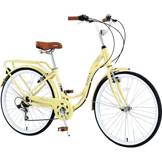 7 Speed, Steel Frame, Multiple Colors 26 Inch Ladies Bicycle