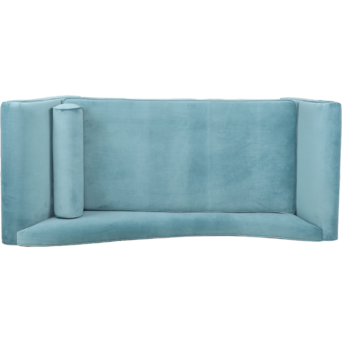 House 69" Modern Chaise Lounge for Bedroom, Office, Living Room with Turquoise Velvet Fabric - Streamdale Furniture