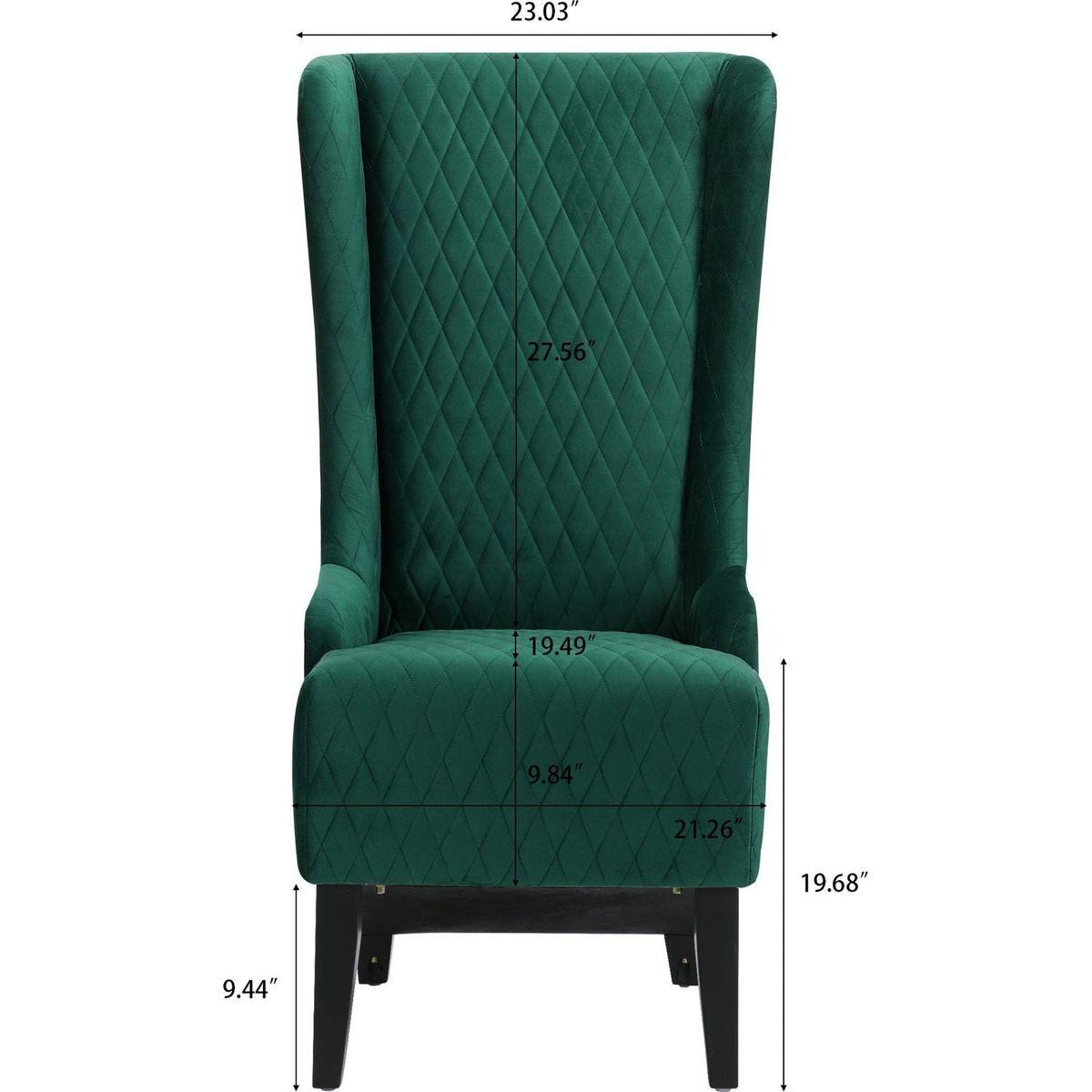 23.03" Wide Wing Back Chair, Side Chair for Living Room