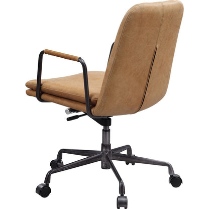 Eclarn Office Chair in Rum Top Grain Leather