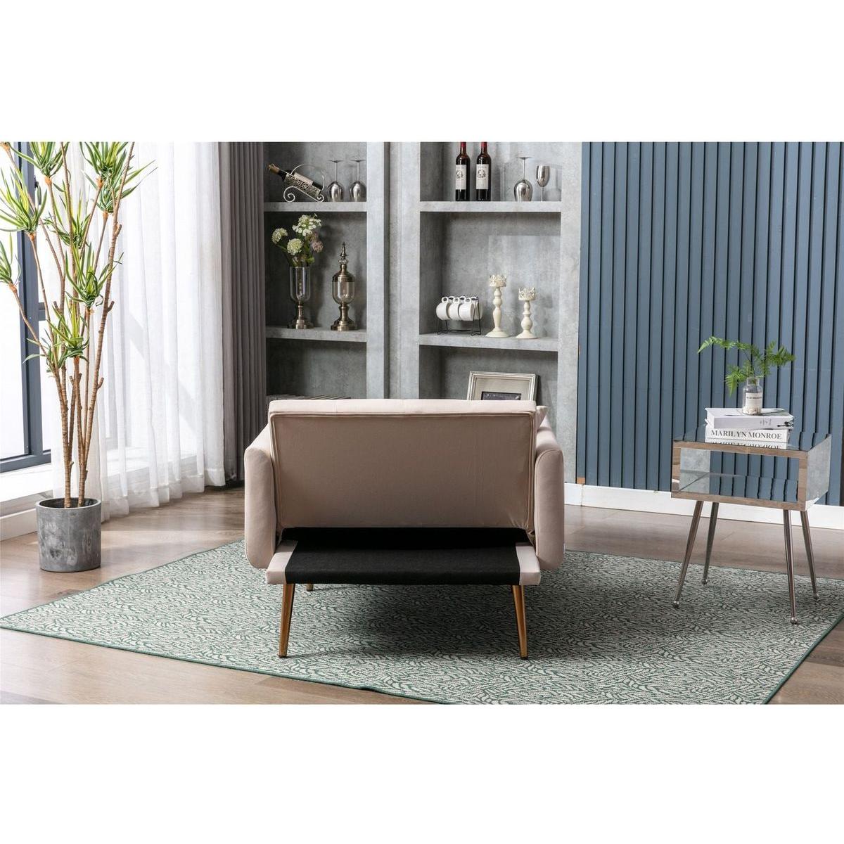 Accent chaise lounge chair for Home or Office