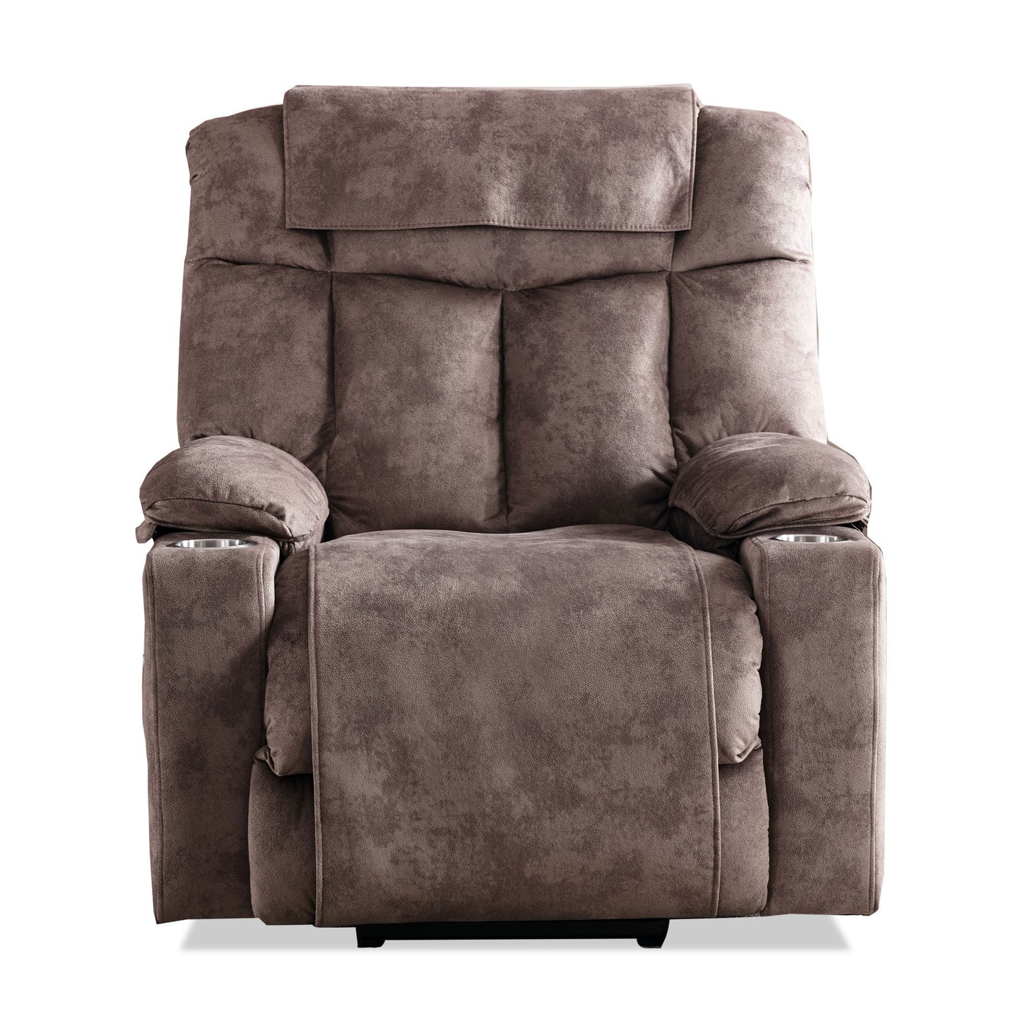 Power Lift Recliner Chair For Elderly, 3 Positions Reclining Chairs With 2 Cup Holders, Electric Sofa Recliner for Livingroom, Comfy Theater Recliner With USB Port, Washable Chair Covers