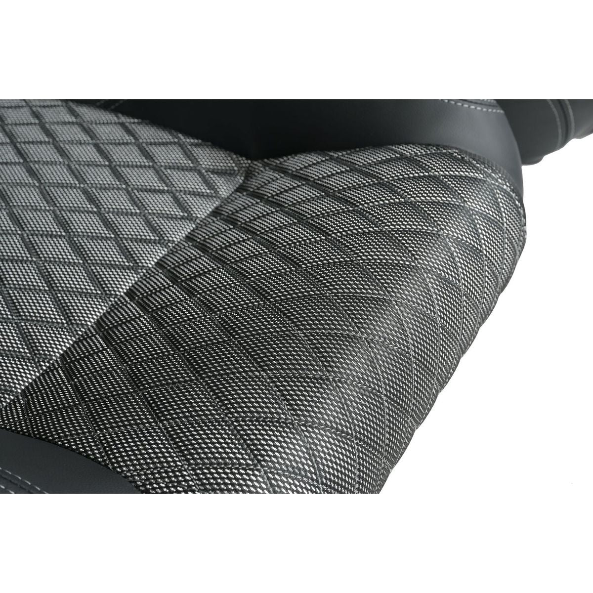 RACING SEAT HIGH QUALITY PVC WITH SUADE MATERIAL DOUBLE SLIDER 2PCS