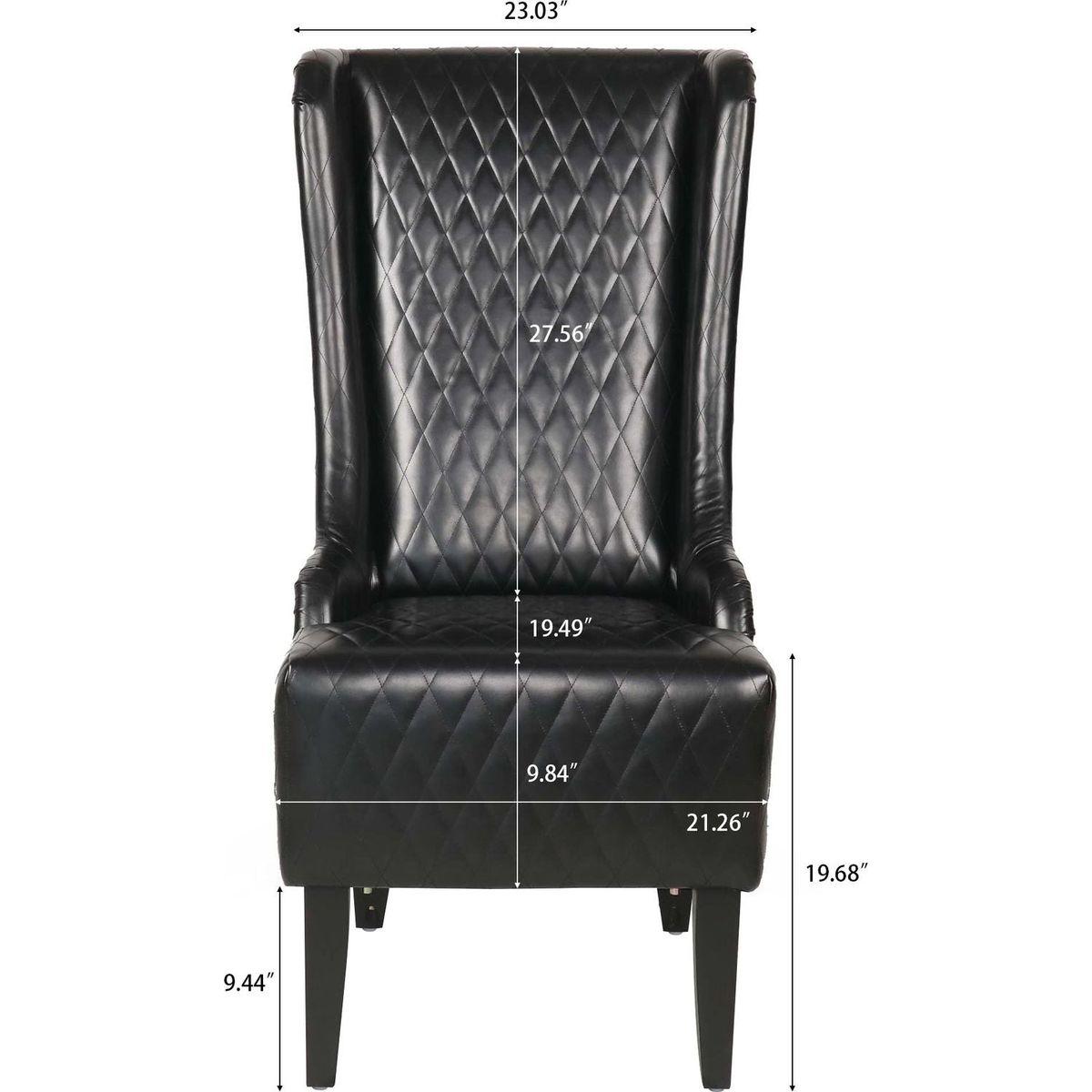 23.03" Wide Wing Back Chair, Side Chair for Living Room