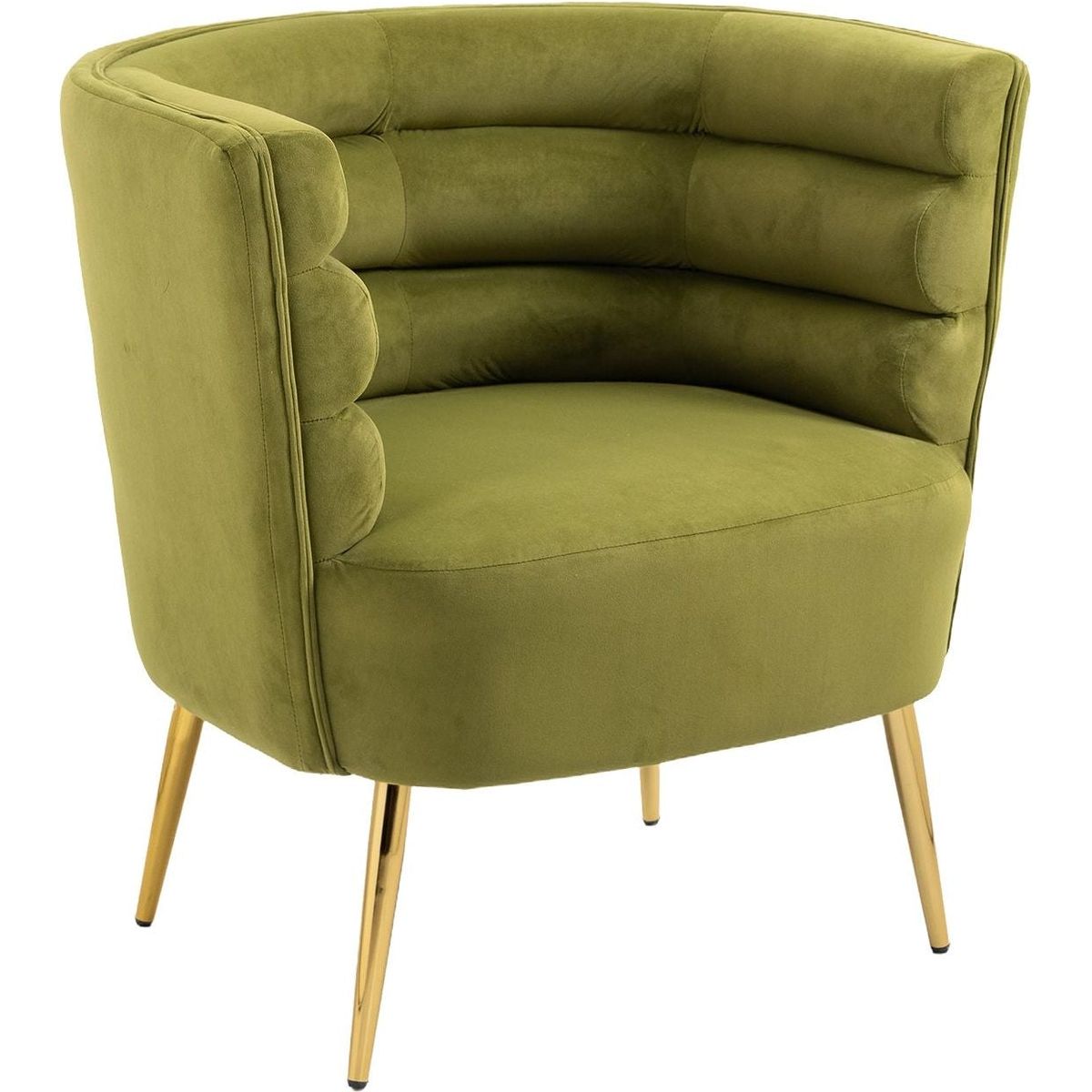 Accent Chair, leisure single chair with Golden feet