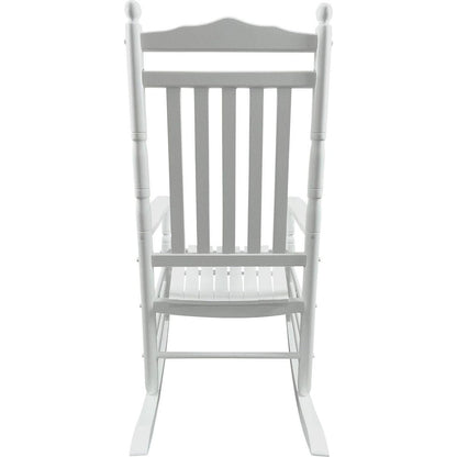 BALCONY PORCH ADULT ROCKING CHAIR - WHITE