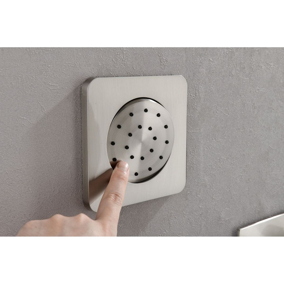 Wall Mounted Waterfall Rain Shower System With 3 Body Sprays & Handheld Shower